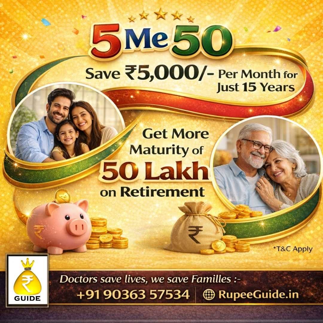 5 Me 50 retirement savings plan for 50 Lakh maturity. Consult the best financial advisor in bangalore today.