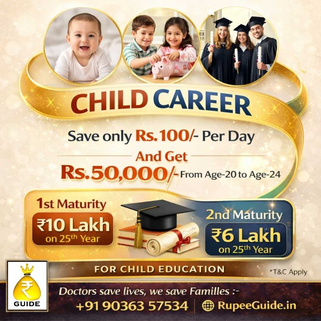 Child career education investment plan for securing your childs education. Consult the child education plan advisor near me today.