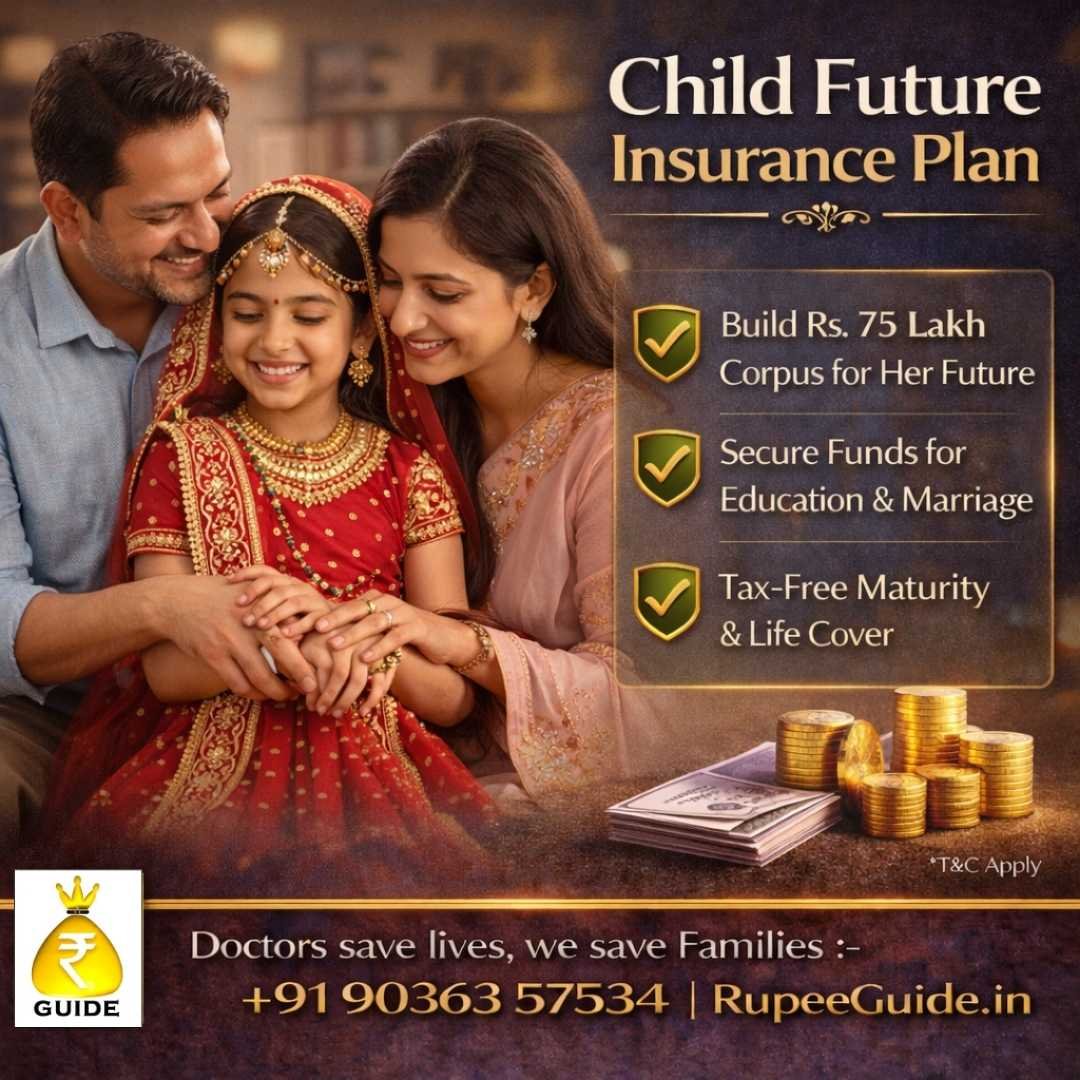 Child future insurance plan to secure funds for education and marriage. Consult the child insurance consultant bangalore today.