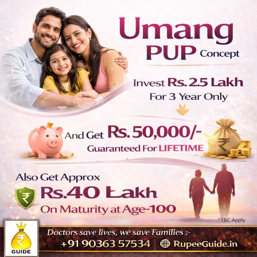 Umang PUP concept for guaranteed lifetime income and pension planning in Bangalore. Consult the retirement planning advisor near me today.