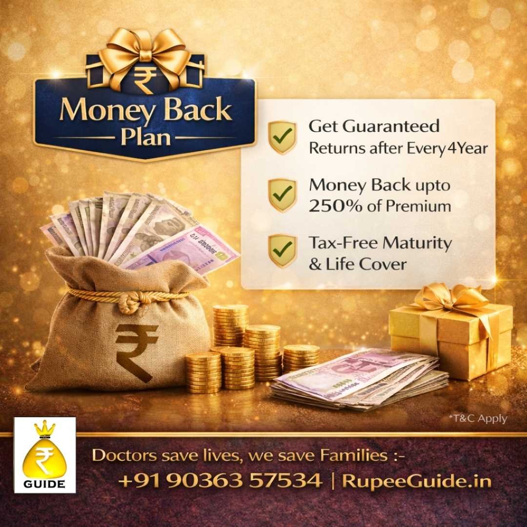 Money back plan with guaranteed returns after every 4 years and tax-free maturity. Consult the top financial consultant near me today.
