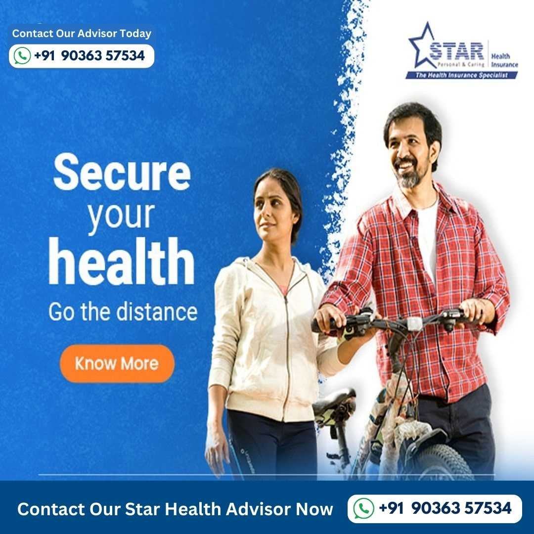 Secure your health with Star Health Insurance - Go the distance. Consult the best health insurance agent near me today.