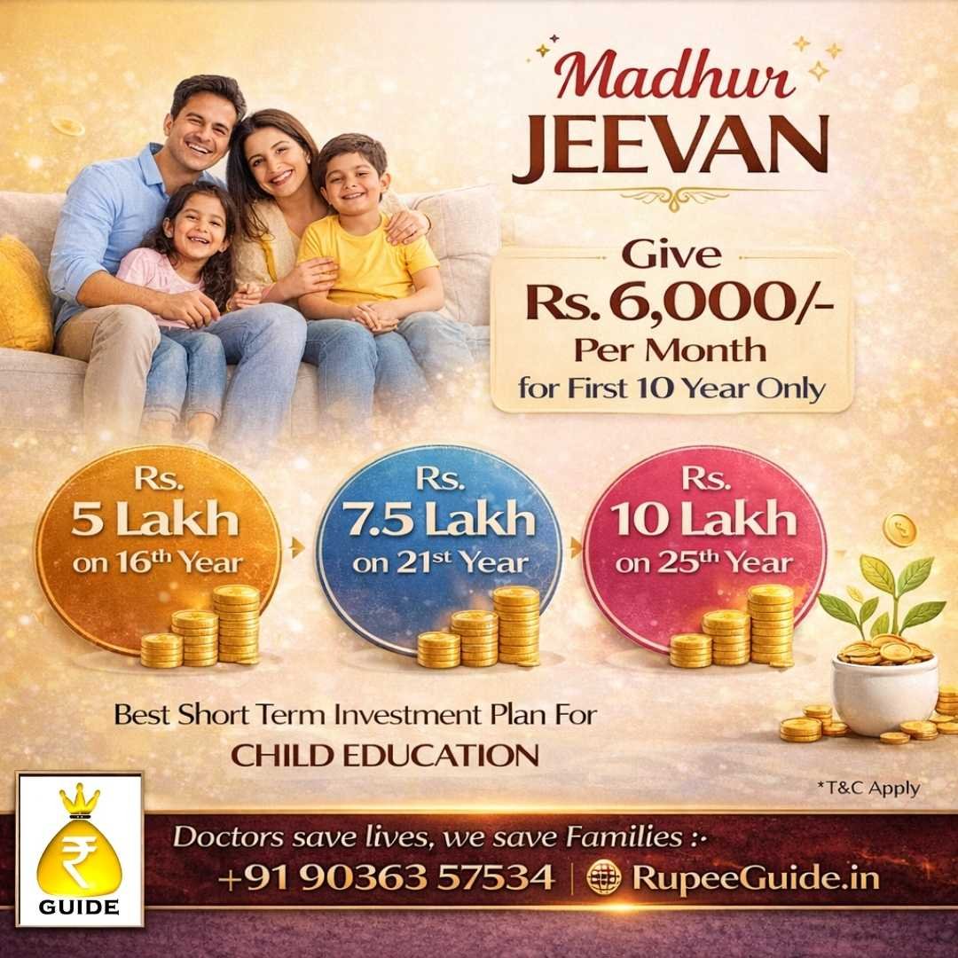 Madhur Jeevan short term investment plan for child education planning by Sathish M. Consult the best investment advisor in bangalore today.