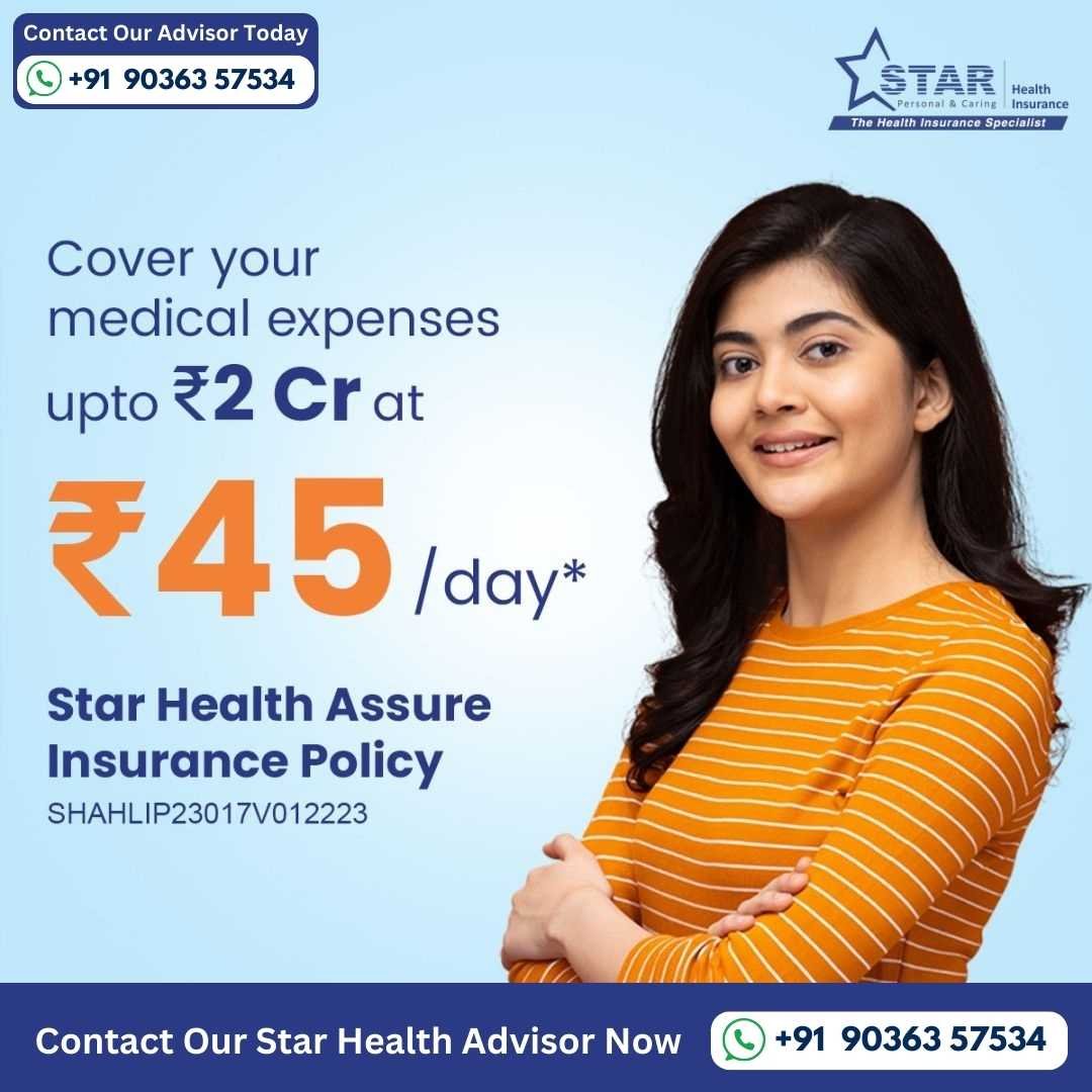 Star Health Assure Insurance Policy covering medical expenses up to 2 Cr. Consult the health insurance advisor in bangalore today.