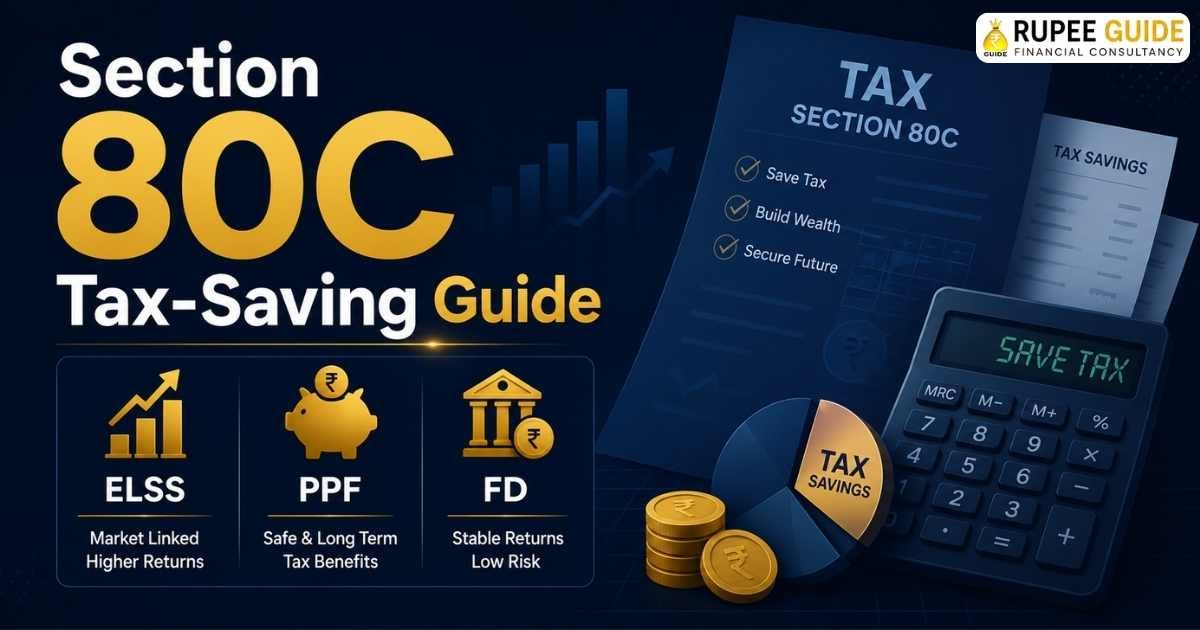 Section 80C Tax-Saving Guide - ELSS, PPF, and FDs