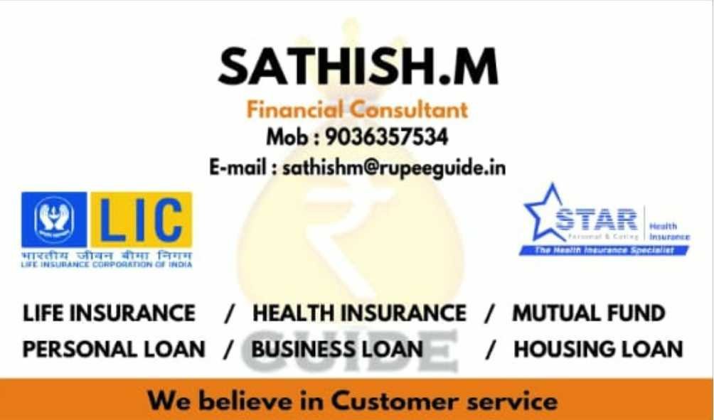 Star Health Insurance Agent Near Me - Sathish M Bangalore