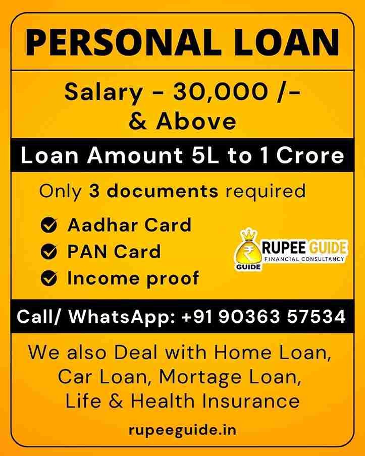 Best Personal Loan Agent Bangalore & Tamil Nadu | Sathish M Rupee Guide Financial Advisor