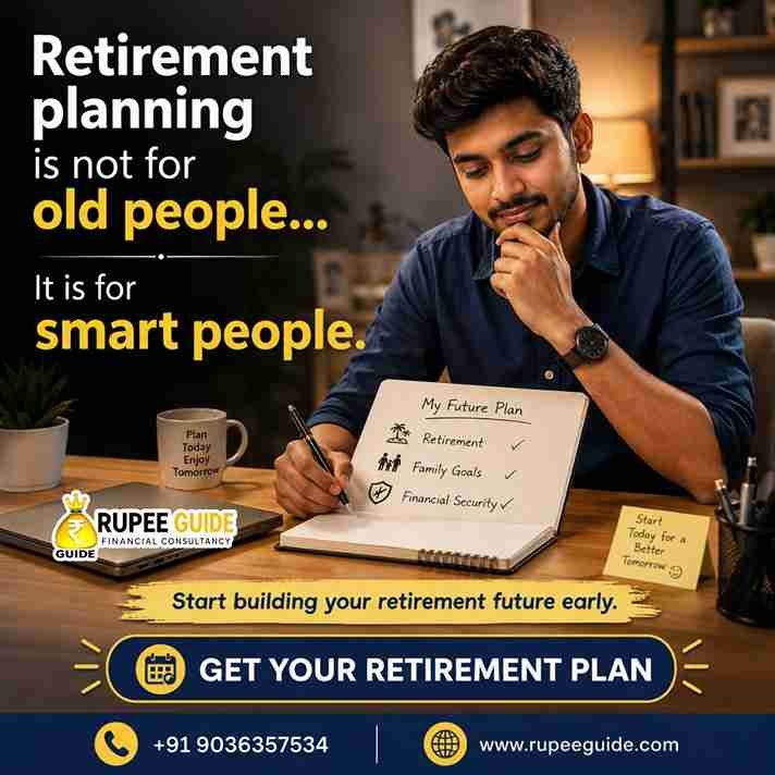 Retirement Planning Advisor Tiruppur - Certified Financial & Retirement Advice by Sathish M at Rupee Guide.